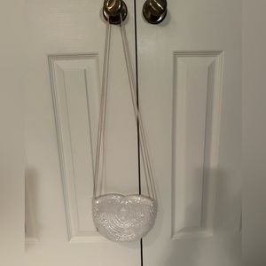 Vintage Beaded Sequin Evening Bag Clutch with strap